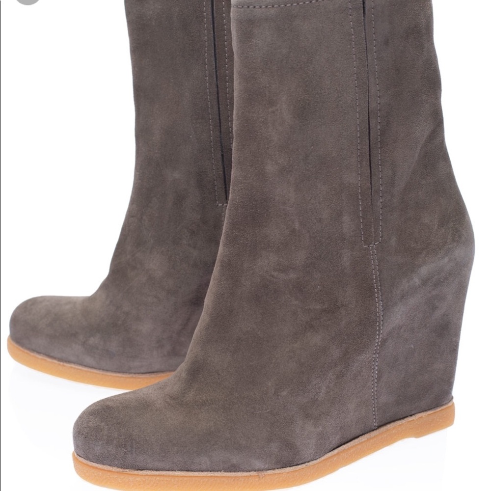 Stuart Weitzman Gray Boots - Picture 2 of 8